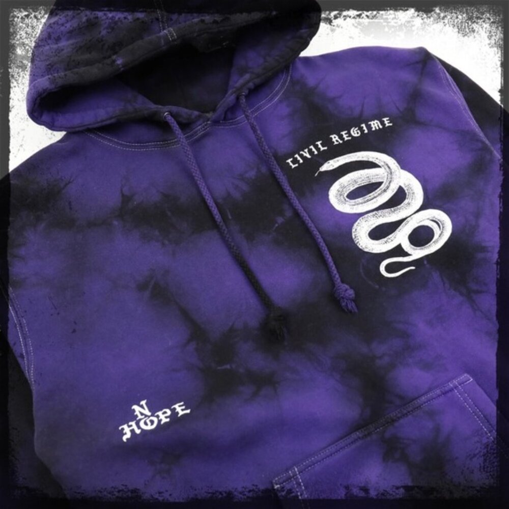 SUPER RARE Civil Regime No Hope Hoodie in Purple Rain
